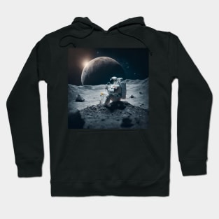 Content Creator on the Moon Hoodie